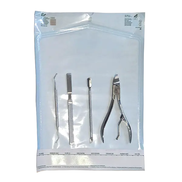 Sacos p/ Material Esterilizado 20 x 25cm 25und