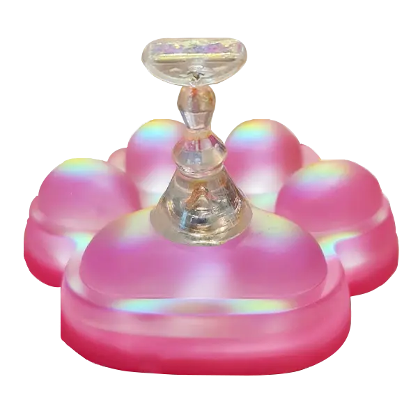 Suporte Rosa para Art Nails