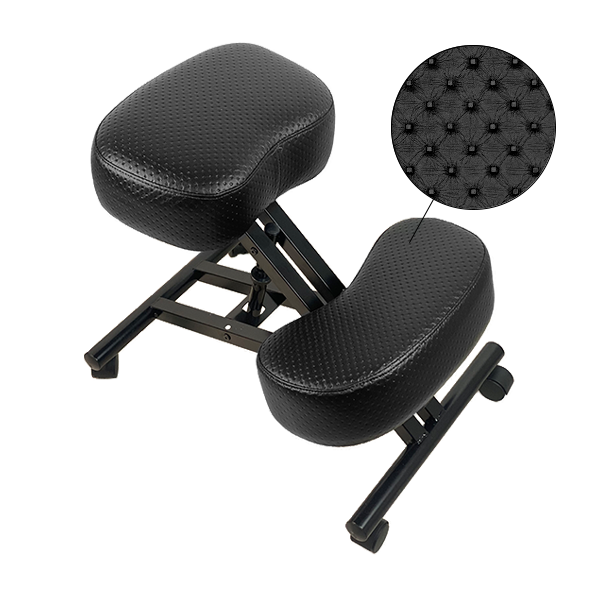 Banco Ergonómico Micro Capitone Preto