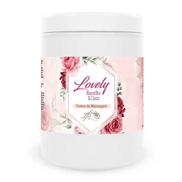 Creme Massagem Baunilha e Coco 1000ml