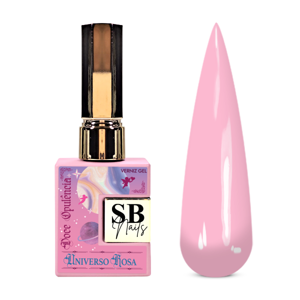 Verniz Gel Doce Opulência Universo Rosa 10ml