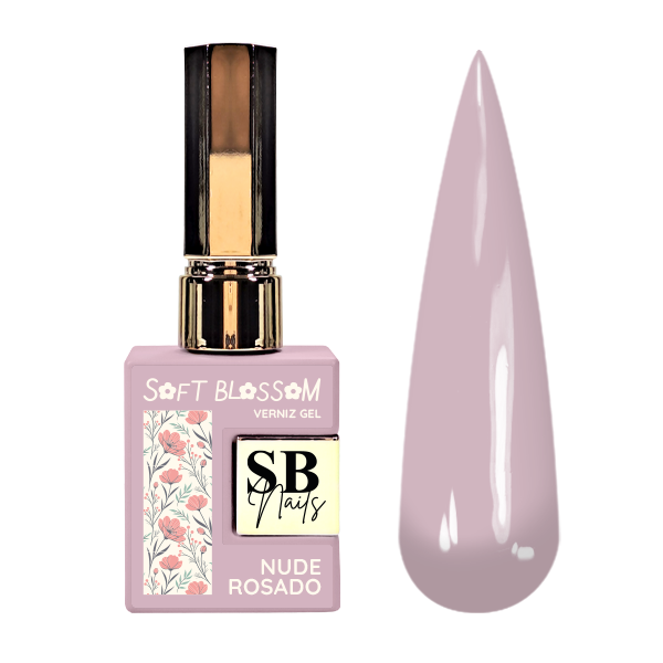 Verniz Gel Soft Blossom Nude Rosado 10ml