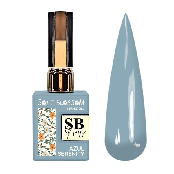 Verniz Gel Soft Blossom Azul Serenity 10ml